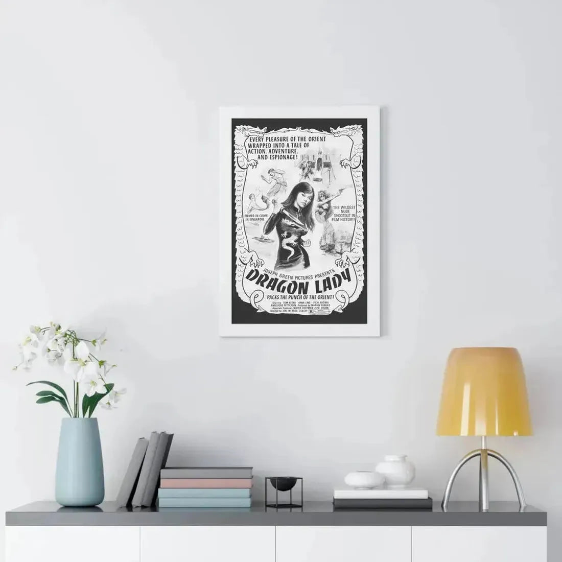 DRAGON LADY 1992 - Framed Movie Poster - The Sticker Space