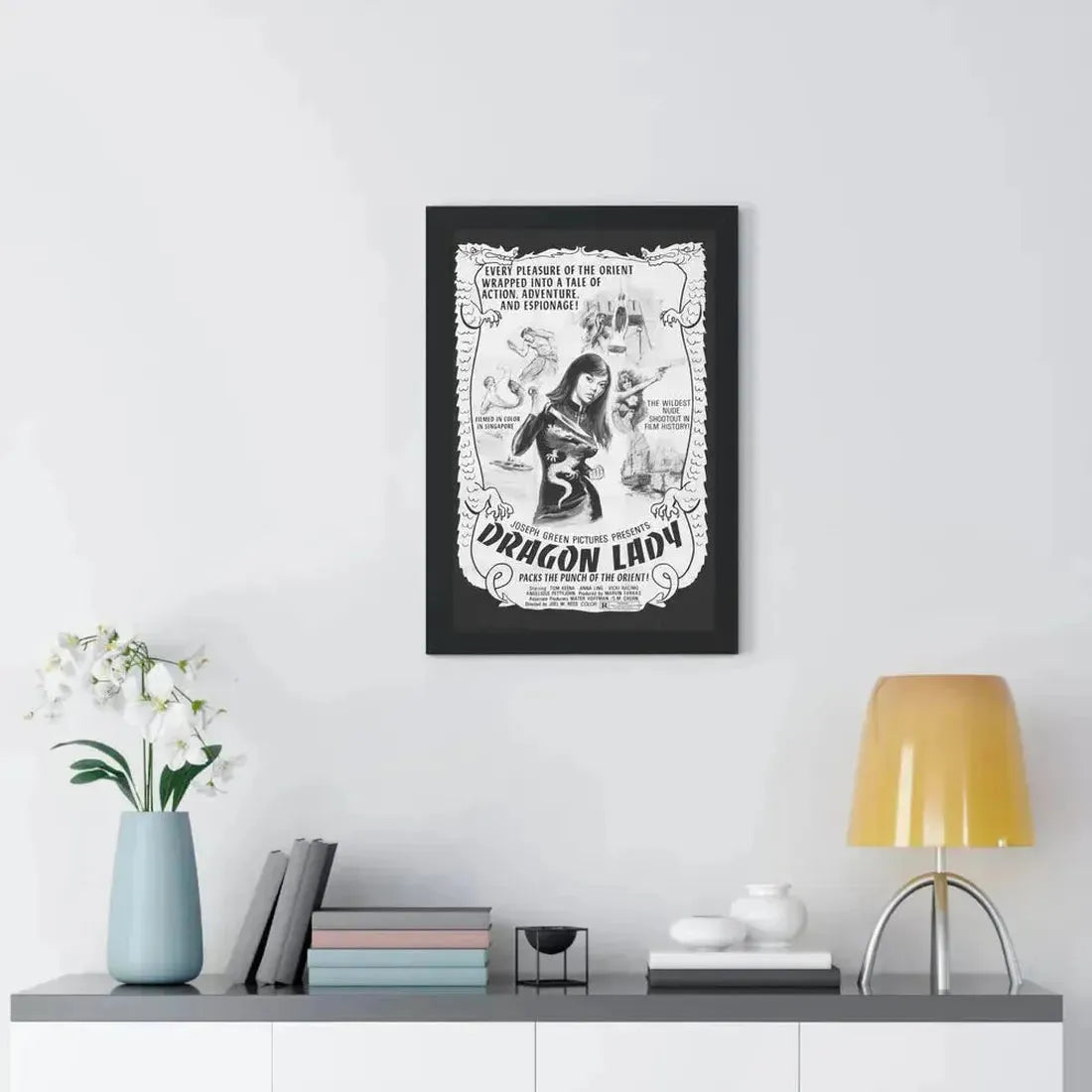 DRAGON LADY 1992 - Framed Movie Poster - The Sticker Space