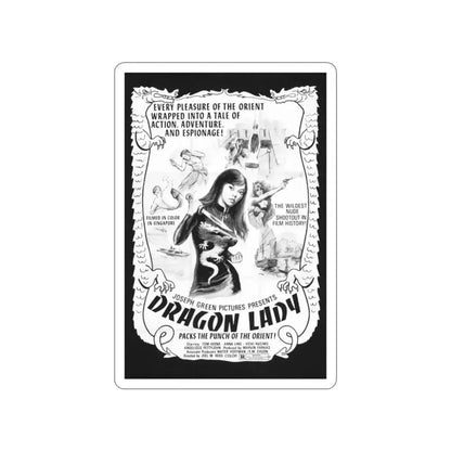 DRAGON LADY 1992 Movie Poster STICKER Vinyl Die-Cut Decal 2 Inch - The Sticker Space
