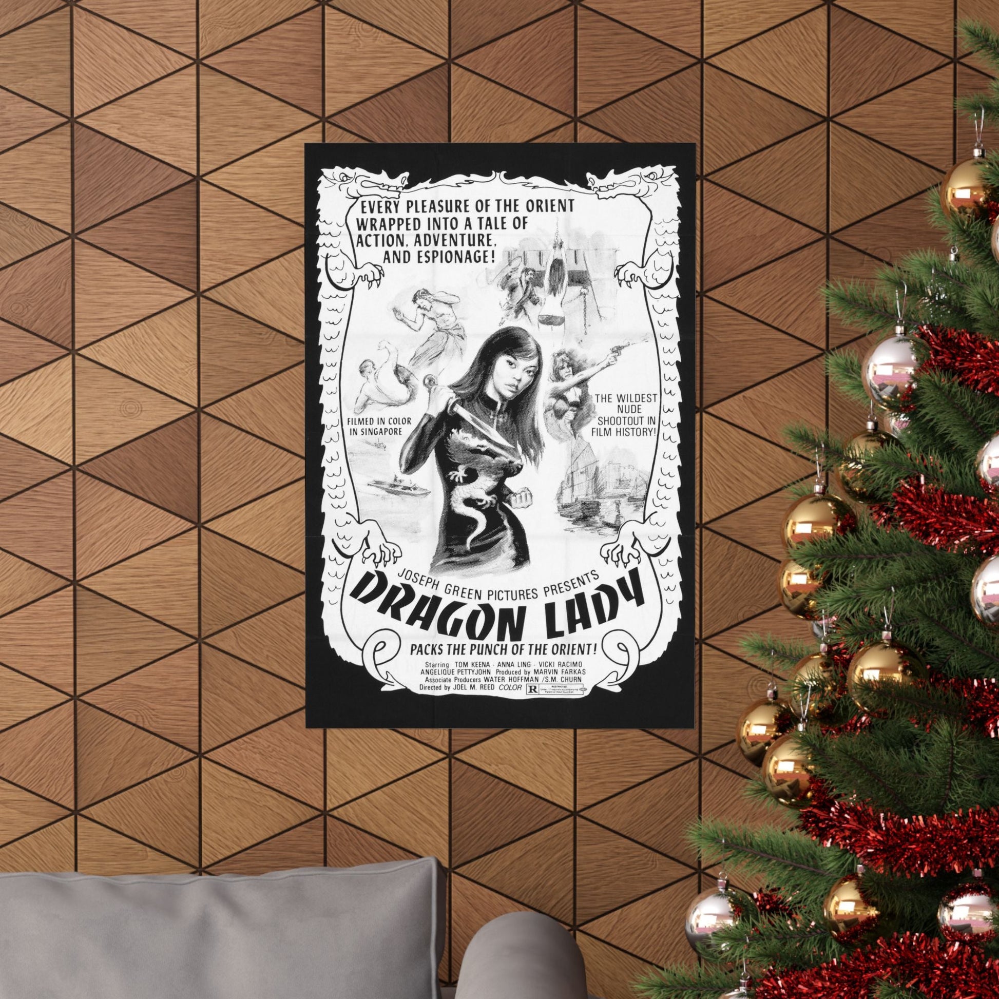 DRAGON LADY 1992 - Paper Movie Poster-The Sticker Space