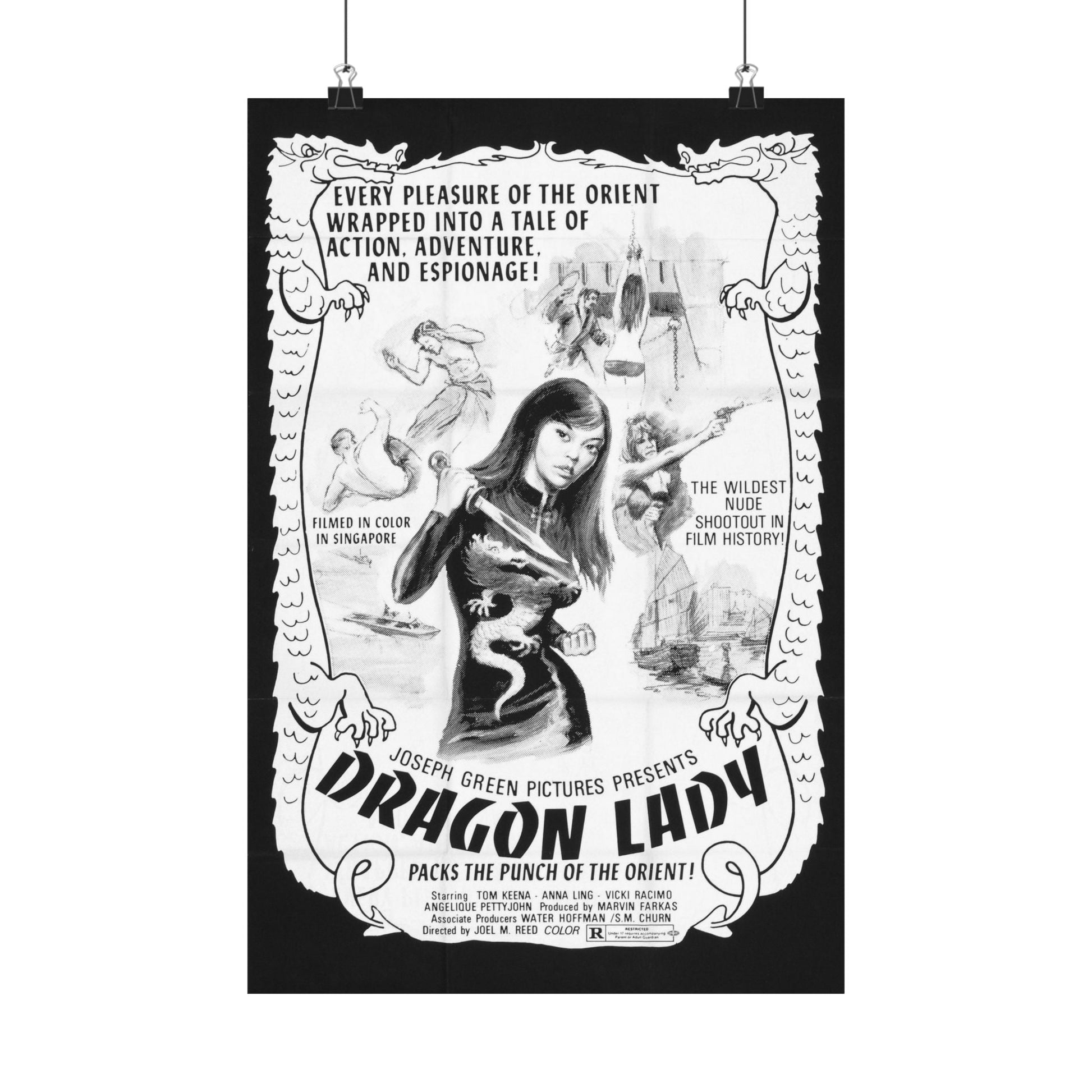 DRAGON LADY 1992 - Paper Movie Poster-12″ x 18″-The Sticker Space