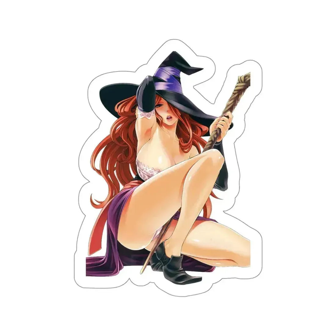 Dragons Crown - Sorceress v2 (Anime/Ecchi/Waifu) STICKER Vinyl Die-Cut Decal 4 Inch - The Sticker Space