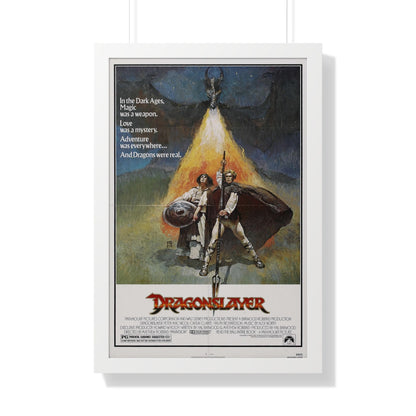 DRAGONSLAYER 1981 - Framed Movie Poster-20" x 30"-The Sticker Space