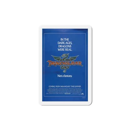 Dragonslayer 1981 Movie Poster Refrigerator Magnet 3 Inch - The Sticker Space