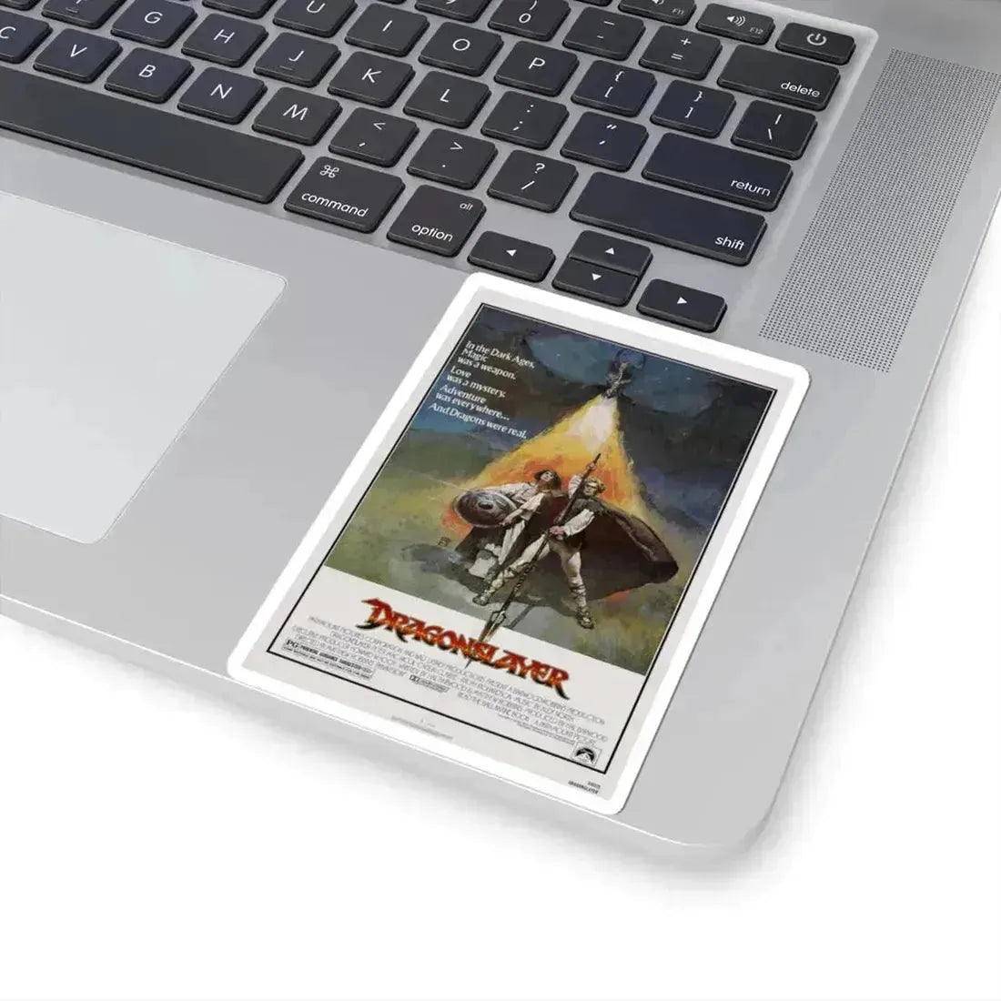 DRAGONSLAYER 1981 Movie Poster - STICKER Vinyl Kiss-Cut Decal - The Sticker Space