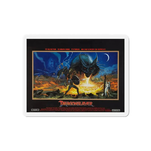 DRAGONSLAYER (ENGLISH) 1981 Movie Poster - Refrigerator Magnet 6 Inch - The Sticker Space