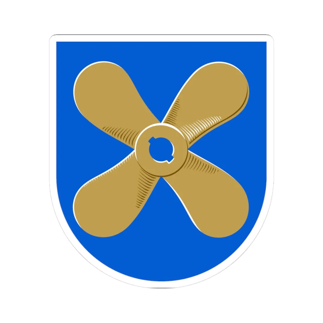 Dragsfjärd.vaakuna (Finland) (Coat of Arms) STICKER Vinyl Kiss-Cut Decal - The Sticker Space