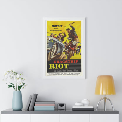 DRAGSTRIP RIOT 1958 - Framed Movie Poster-The Sticker Space