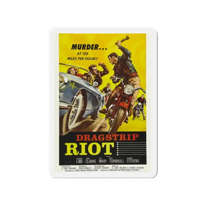 DRAGSTRIP RIOT 1958 Movie Poster - Refrigerator Magnet - The Sticker Space