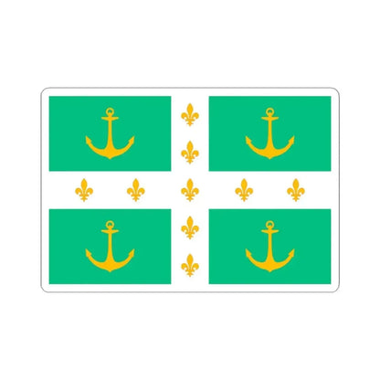 Drapeau Arsenal Rochefort (Belgium) STICKER Vinyl Kiss-Cut Decal 4 Inch White - The Sticker Space