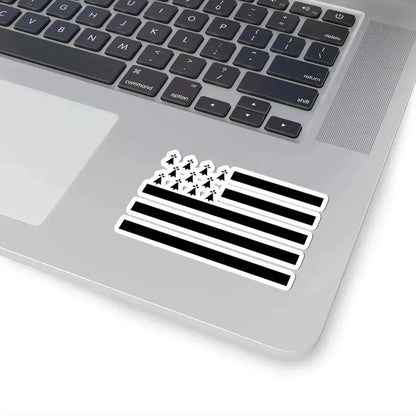 Drapeau de la Bretagne - Gwenn Ha Du (Belgium) STICKER Vinyl Kiss-Cut Decal - The Sticker Space