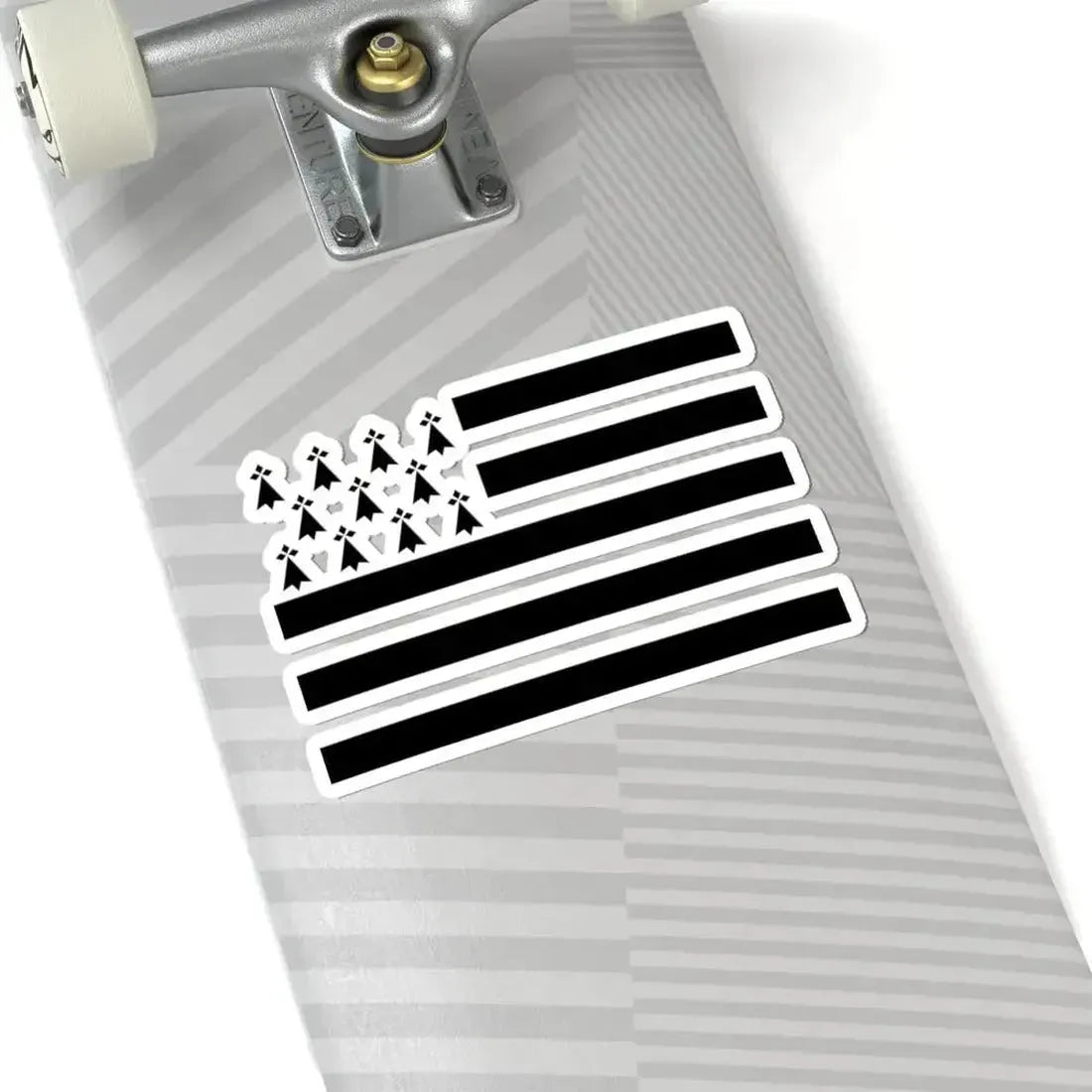 Drapeau de la Bretagne - Gwenn Ha Du (Belgium) STICKER Vinyl Kiss-Cut Decal - The Sticker Space