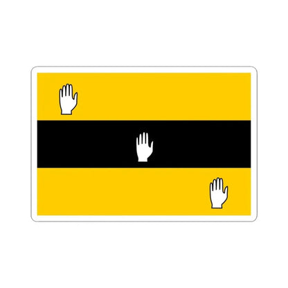 Drapeau des reguliers dAbd el-Kader (Algeria) STICKER Vinyl Kiss-Cut Decal 3 Inch White - The Sticker Space