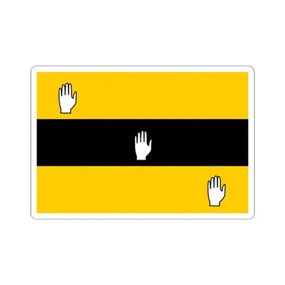 Drapeau des reguliers dAbd el-Kader (Algeria) STICKER Vinyl Kiss-Cut Decal 4 Inch White - The Sticker Space