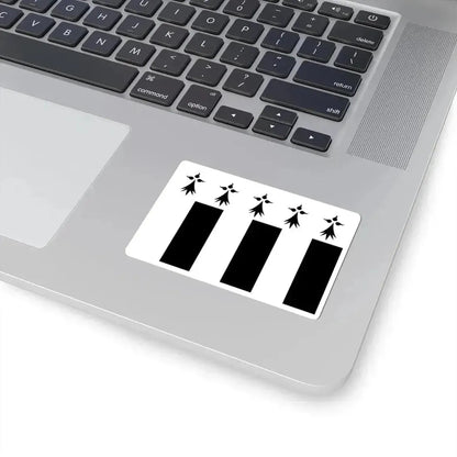 Drapeau Rennes (Belgium) STICKER Vinyl Kiss-Cut Decal - The Sticker Space