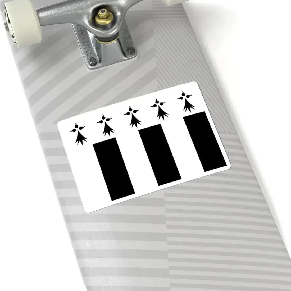 Drapeau Rennes (Belgium) STICKER Vinyl Kiss-Cut Decal - The Sticker Space