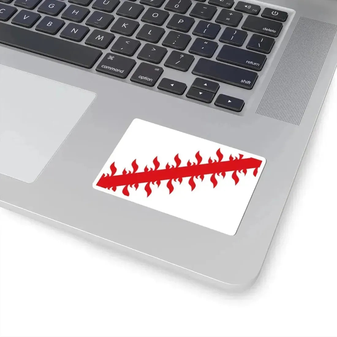 Drapeau ville be Mouscron (Belgium) STICKER Vinyl Kiss-Cut Decal - The Sticker Space