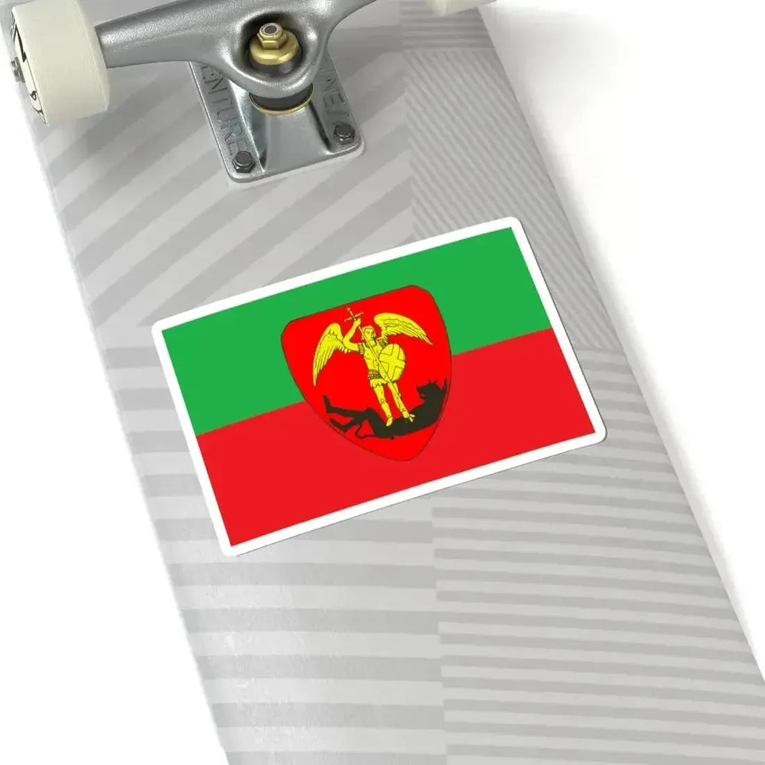 Drapeau ville de Bruxelles (Belgium) STICKER Vinyl Kiss-Cut Decal - The Sticker Space