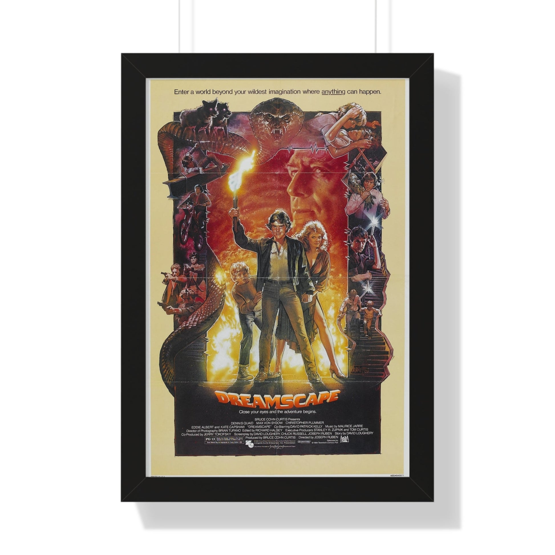 DREAMSCAPE 1984 - Framed Movie Poster-16″ x 24″-The Sticker Space