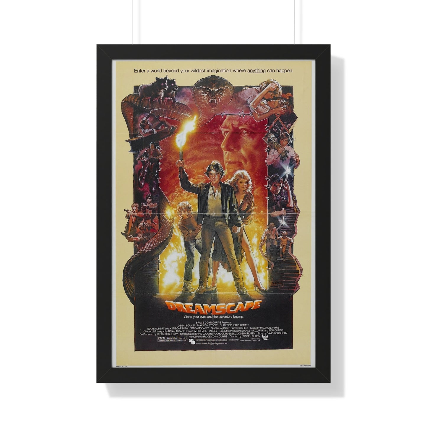 DREAMSCAPE 1984 - Framed Movie Poster-20" x 30"-The Sticker Space