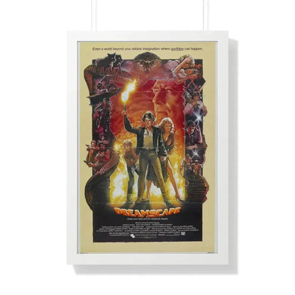 DREAMSCAPE 1984 - Framed Movie Poster 20" x 30" White - The Sticker Space