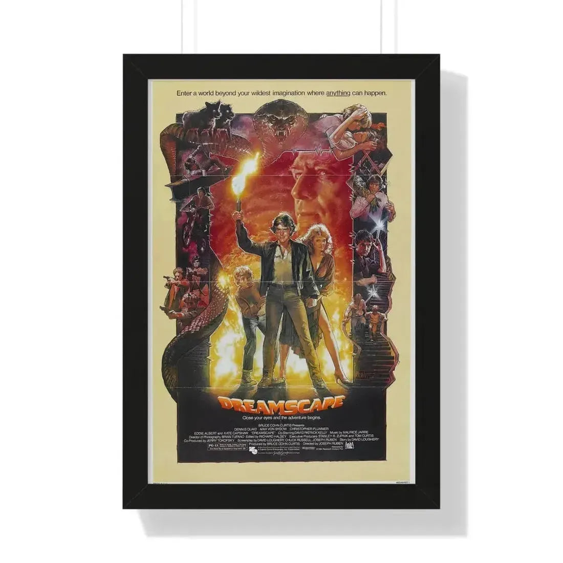 DREAMSCAPE 1984 - Framed Movie Poster - The Sticker Space