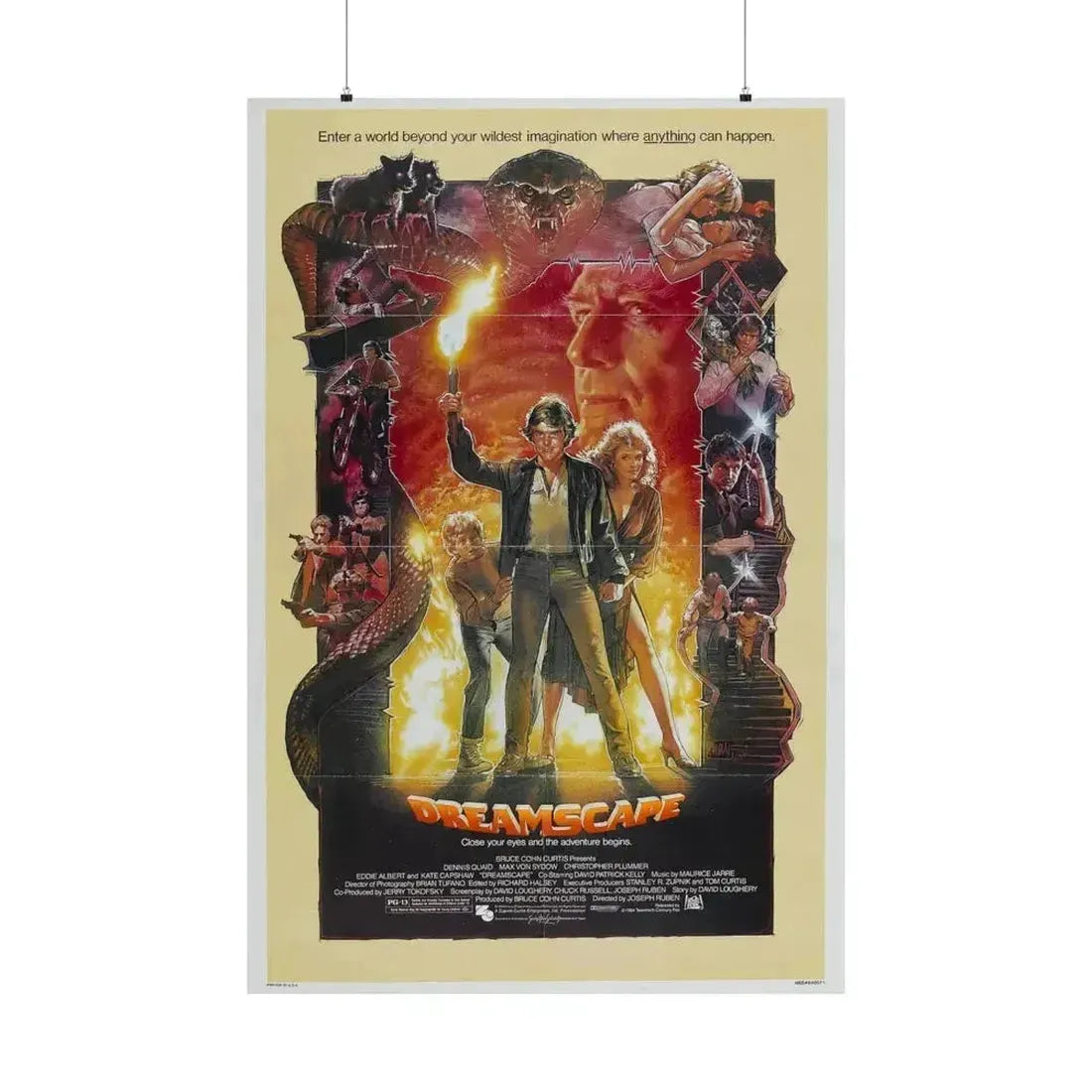 DREAMSCAPE 1984 - Paper Movie Poster - The Sticker Space