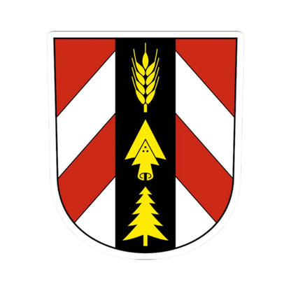 DreiHöfe-blazon (Switzerland) (Coat of Arms) STICKER Vinyl Kiss-Cut Decal 2 Inch White - The Sticker Space