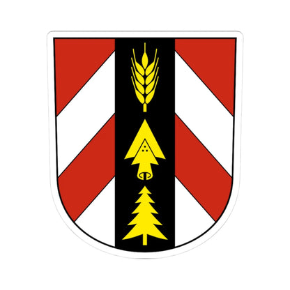 DreiHöfe-blazon (Switzerland) (Coat of Arms) STICKER Vinyl Kiss-Cut Decal 3 Inch White - The Sticker Space