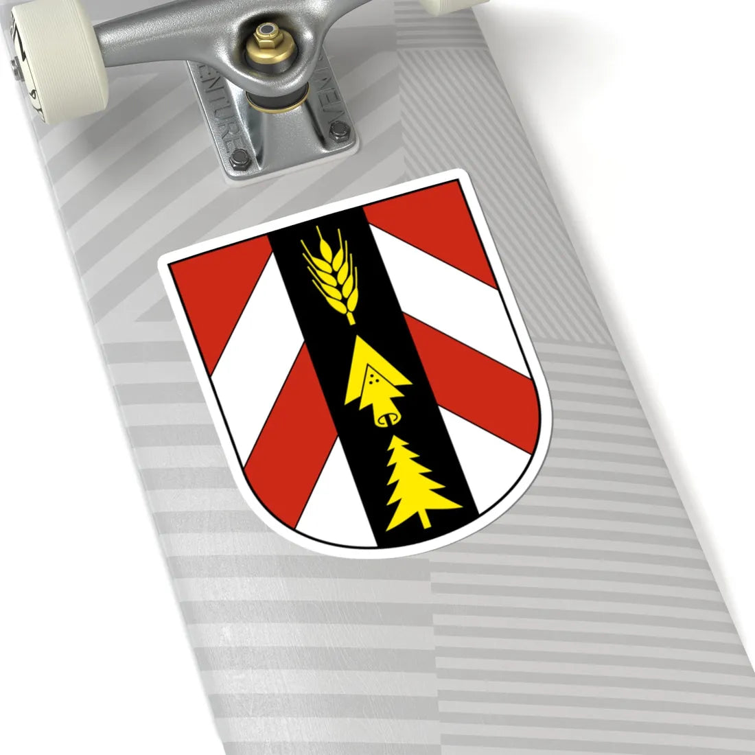 DreiHöfe-blazon (Switzerland) (Coat of Arms) STICKER Vinyl Kiss-Cut Decal - The Sticker Space