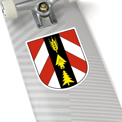 DreiHöfe-blazon (Switzerland) (Coat of Arms) STICKER Vinyl Kiss-Cut Decal - The Sticker Space