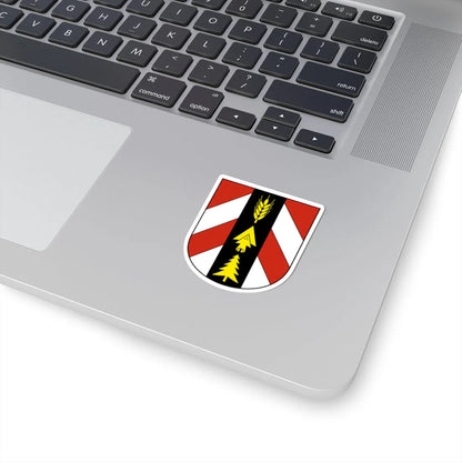 DreiHöfe-blazon (Switzerland) (Coat of Arms) STICKER Vinyl Kiss-Cut Decal - The Sticker Space
