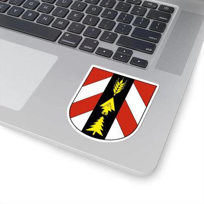 DreiHöfe-blazon (Switzerland) (Coat of Arms) STICKER Vinyl Kiss-Cut Decal - The Sticker Space