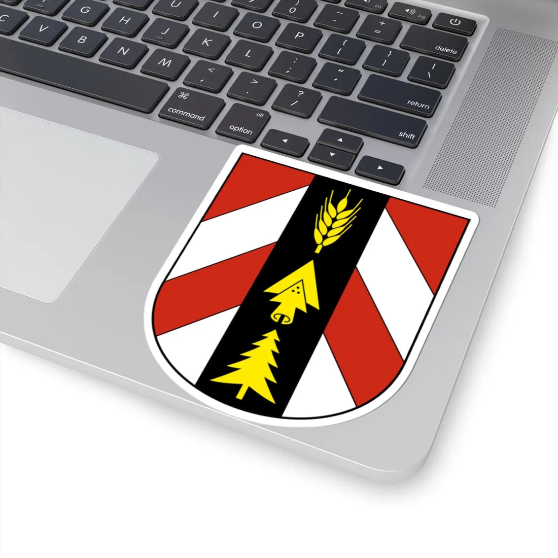 DreiHöfe-blazon (Switzerland) (Coat of Arms) STICKER Vinyl Kiss-Cut Decal - The Sticker Space