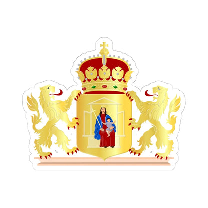 Drenthe wapen (Netherlands) (Coat of Arms) STICKER Vinyl Kiss-Cut Decal 6 Inch White - The Sticker Space