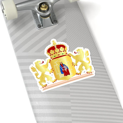 Drenthe wapen (Netherlands) (Coat of Arms) STICKER Vinyl Kiss-Cut Decal - The Sticker Space