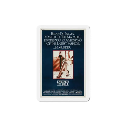 Dressed to Kill 1980 Movie Poster Refrigerator Magnet - The Sticker Space