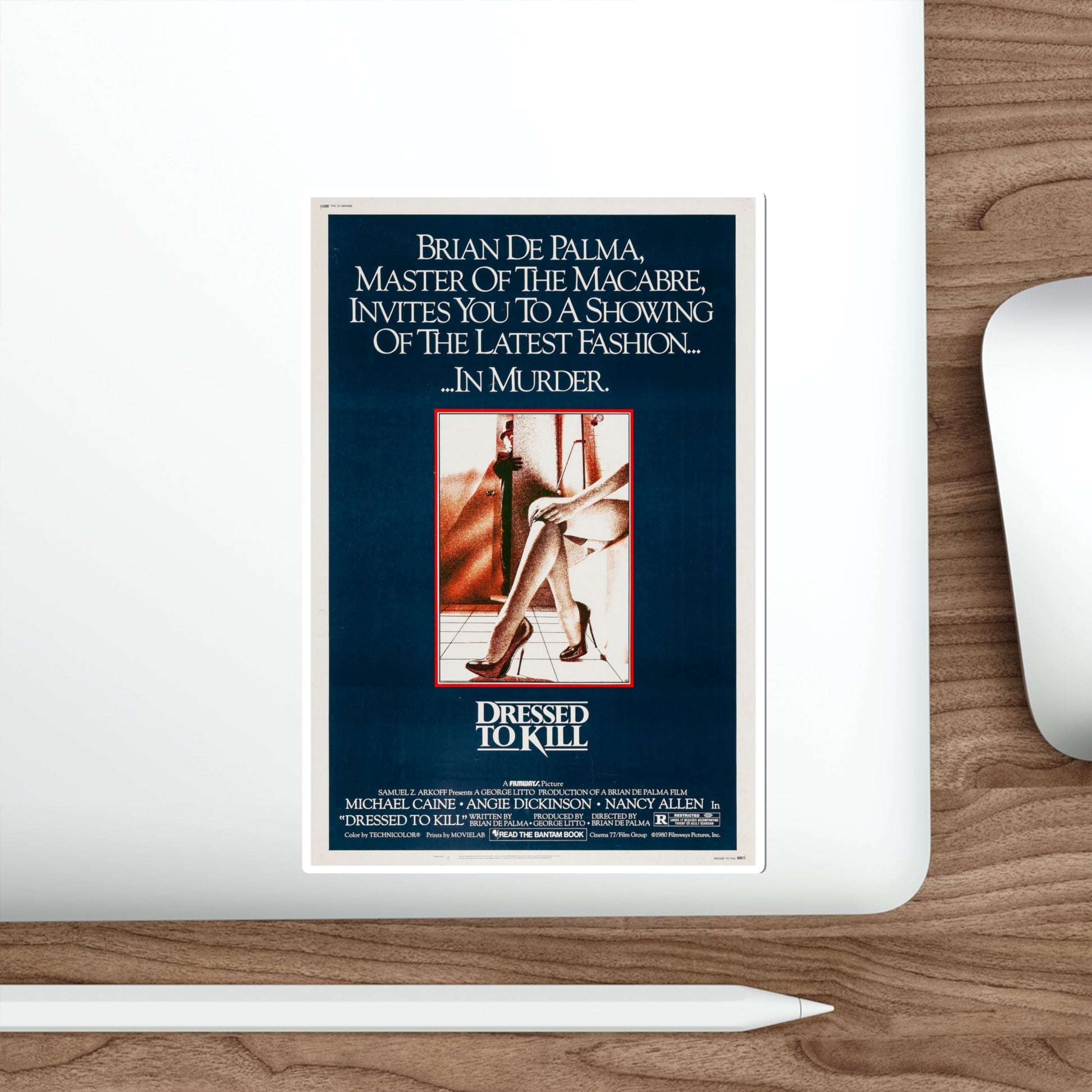 Dressed to Kill 1980 Movie Poster STICKER Vinyl Die-Cut Decal-The Sticker Space