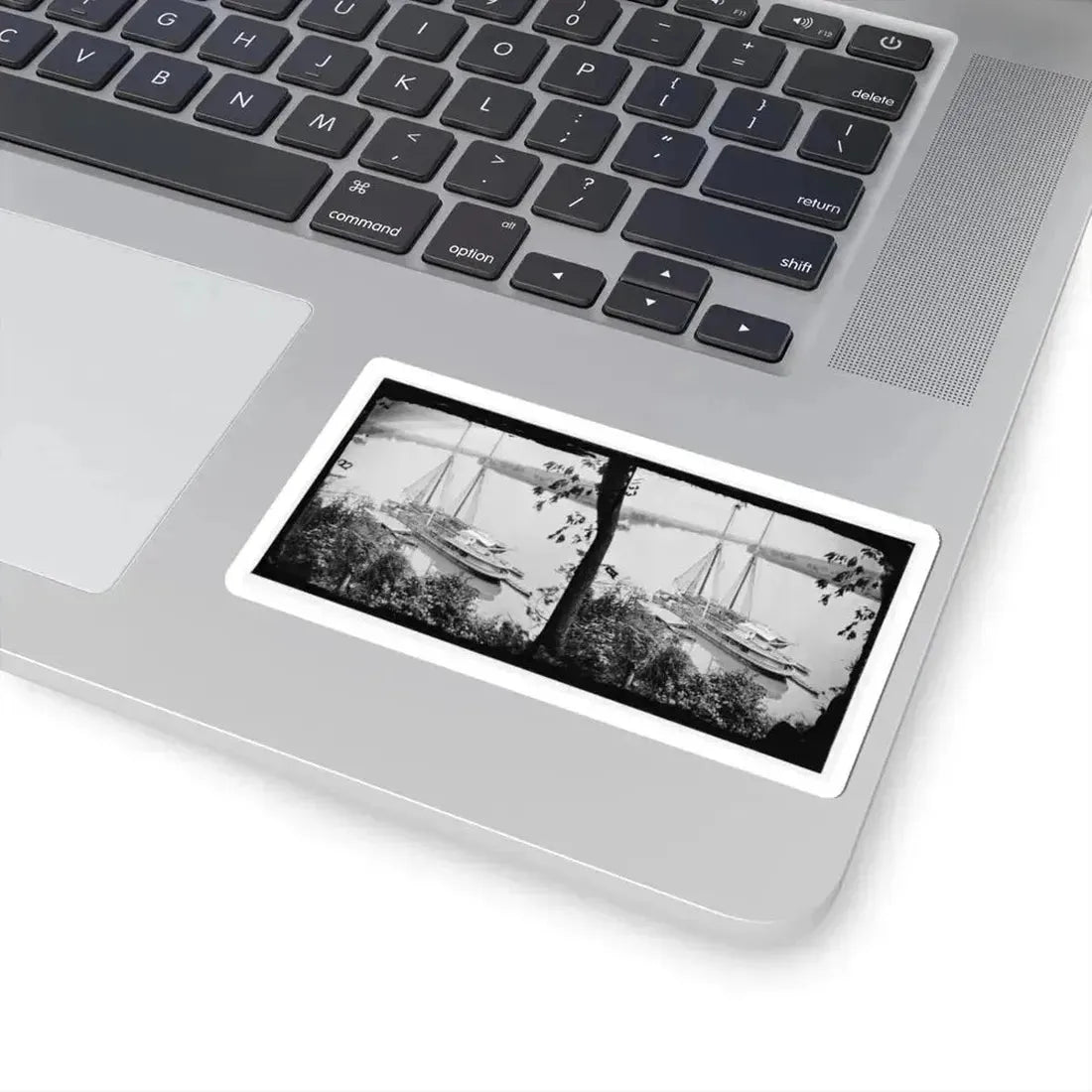 Drewry's Bluff, Va. Federal Transports With Cargoes of Artillery on the James (U.S. Civil War) STICKER Vinyl Kiss-Cut Decal - The Sticker Space