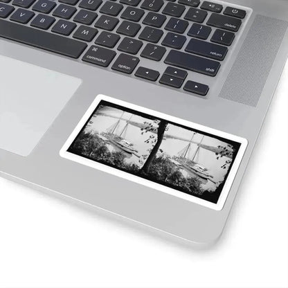 Drewry's Bluff, Va. Federal Transports With Cargoes of Artillery on the James (U.S. Civil War) STICKER Vinyl Kiss-Cut Decal - The Sticker Space