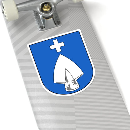 Dörflingen-blazon (Switzerland) (Coat of Arms) STICKER Vinyl Kiss-Cut Decal - The Sticker Space