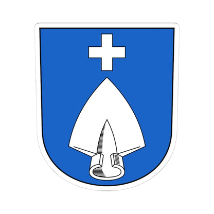 Dörflingen-blazon (Switzerland) (Coat of Arms) STICKER Vinyl Kiss-Cut Decal - The Sticker Space