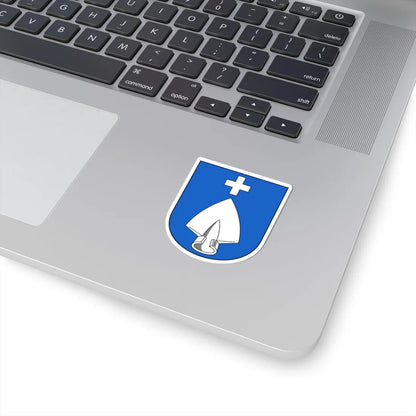 Dörflingen-blazon (Switzerland) (Coat of Arms) STICKER Vinyl Kiss-Cut Decal - The Sticker Space