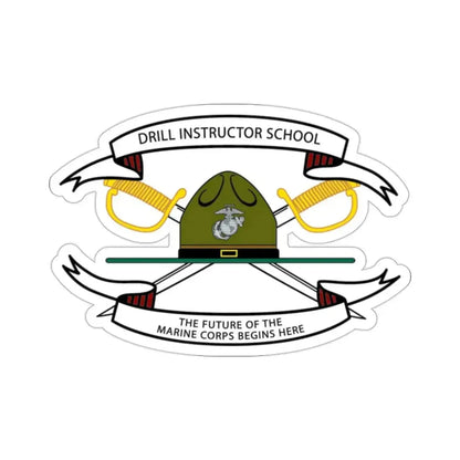 Drill Instructor School (USMC) STICKER Vinyl Die-Cut Decal - The Sticker Space