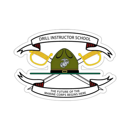 Drill Instructor School (USMC) STICKER Vinyl Die-Cut Decal - The Sticker Space