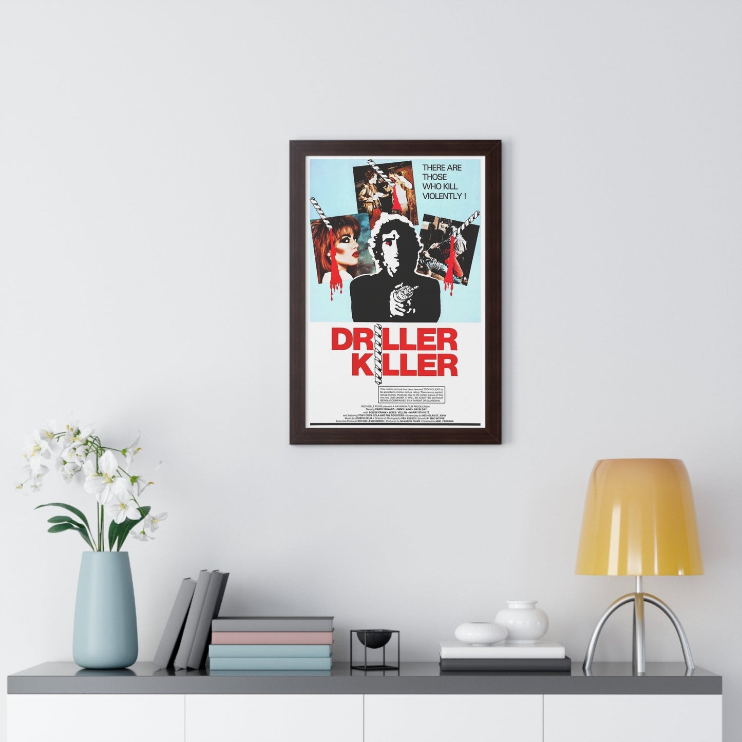 DRILLER KILLER 1979 - Framed Movie Poster-The Sticker Space