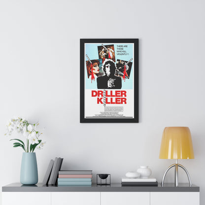 DRILLER KILLER 1979 - Framed Movie Poster-The Sticker Space