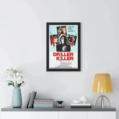 DRILLER KILLER 1979 - Framed Movie Poster - The Sticker Space