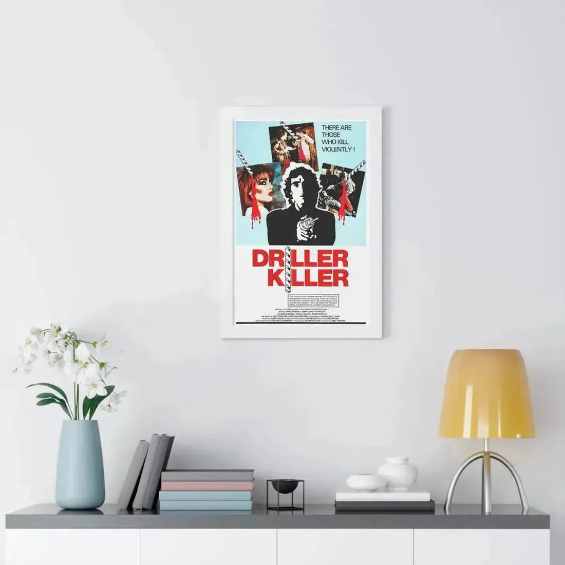 DRILLER KILLER 1979 - Framed Movie Poster - The Sticker Space