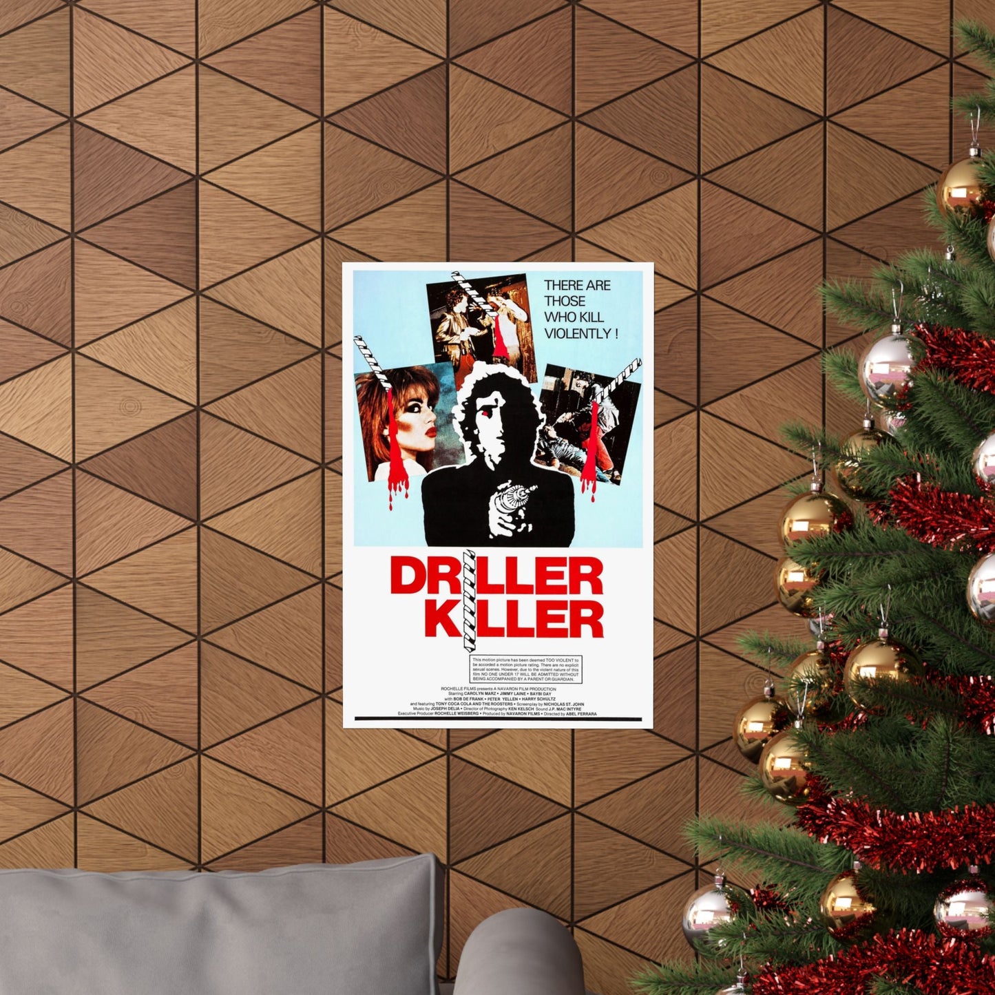 DRILLER KILLER 1979 - Paper Movie Poster-The Sticker Space